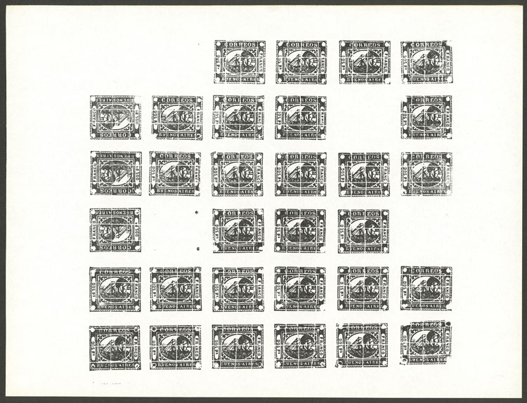 Lot 31 - Argentina barquitos - Guillermo Jalil - Philatino Auction # 2242 ARGENTINA: Lot 31 - Argentina barquitos - Guillermo Jalil - Philatino Auction # 2242 ARGENTINA: