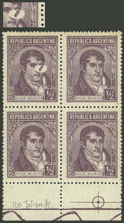 Lot 523 - Argentina general issues -  Guillermo Jalil - Philatino Auction # 2242 ARGENTINA: 