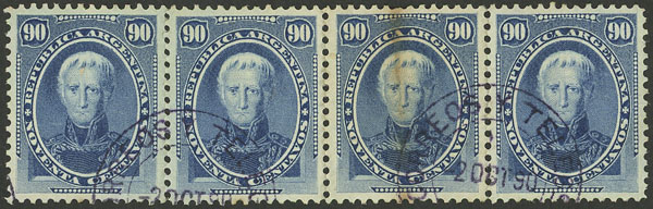 Lot 120 - Argentina general issues - Guillermo Jalil - Philatino Auction # 2242 ARGENTINA: Lot 120 - Argentina general issues - Guillermo Jalil - Philatino Auction # 2242 ARGENTINA: