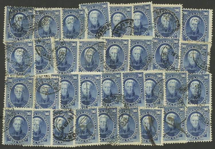 Lot 121 - Argentina general issues - Guillermo Jalil - Philatino Auction # 2242 ARGENTINA: Lot 121 - Argentina general issues - Guillermo Jalil - Philatino Auction # 2242 ARGENTINA: