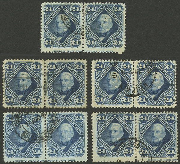 Lot 134 - Argentina general issues - Guillermo Jalil - Philatino Auction # 2242 ARGENTINA: Lot 134 - Argentina general issues - Guillermo Jalil - Philatino Auction # 2242 ARGENTINA: