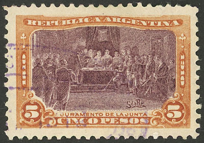 Lot 276 - Argentina general issues -  Guillermo Jalil - Philatino Auction # 2242 ARGENTINA: 