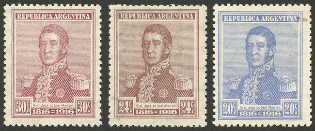 Lot 307 - Argentina general issues - Guillermo Jalil - Philatino Auction # 2242 ARGENTINA: Lot 307 - Argentina general issues - Guillermo Jalil - Philatino Auction # 2242 ARGENTINA: