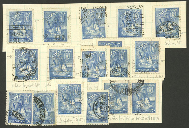 Lot 603 - Argentina general issues - Guillermo Jalil - Philatino Auction # 2242 ARGENTINA: Lot 603 - Argentina general issues - Guillermo Jalil - Philatino Auction # 2242 ARGENTINA: