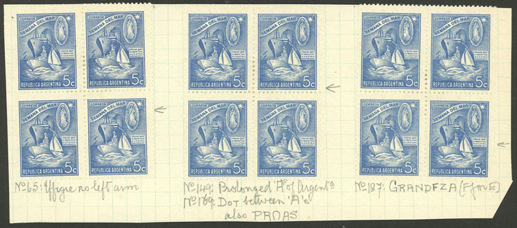Lot 602 - Argentina general issues - Guillermo Jalil - Philatino Auction # 2242 ARGENTINA: Lot 602 - Argentina general issues - Guillermo Jalil - Philatino Auction # 2242 ARGENTINA: