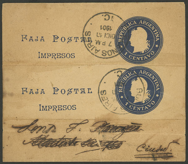Lot 1238 - Argentina Postal stationery - Guillermo Jalil - Philatino Auction # 2242 ARGENTINA: Lot 1238 - Argentina Postal stationery - Guillermo Jalil - Philatino Auction # 2242 ARGENTINA: