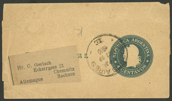 Lot 1240 - Argentina Postal stationery - Guillermo Jalil - Philatino Auction # 2242 ARGENTINA: Lot 1240 - Argentina Postal stationery - Guillermo Jalil - Philatino Auction # 2242 ARGENTINA: