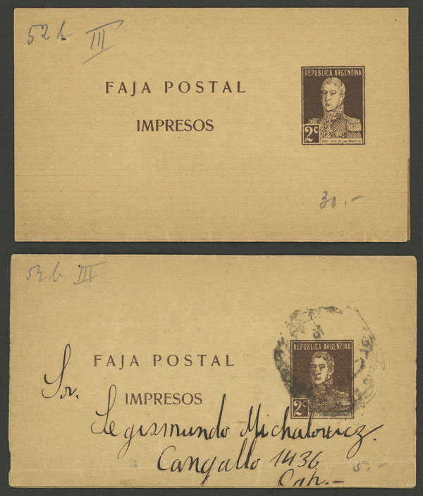 Lot 1246 - Argentina Postal stationery - Guillermo Jalil - Philatino Auction # 2242 ARGENTINA: Lot 1246 - Argentina Postal stationery - Guillermo Jalil - Philatino Auction # 2242 ARGENTINA: