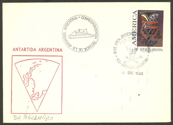 Lot 10 - argentine antarctica postal history - Guillermo Jalil - Philatino Auction # 2242 ARGENTINA: Lot 10 - argentine antarctica postal history - Guillermo Jalil - Philatino Auction # 2242 ARGENTINA:
