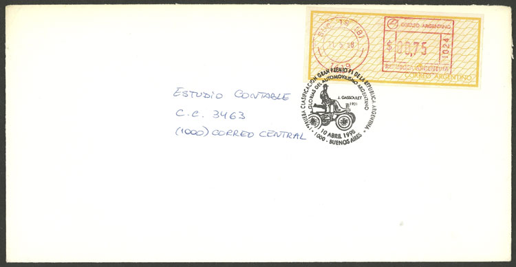Lot 1398 - Argentina postal history - Guillermo Jalil - Philatino Auction # 2242 ARGENTINA: Lot 1398 - Argentina postal history - Guillermo Jalil - Philatino Auction # 2242 ARGENTINA: