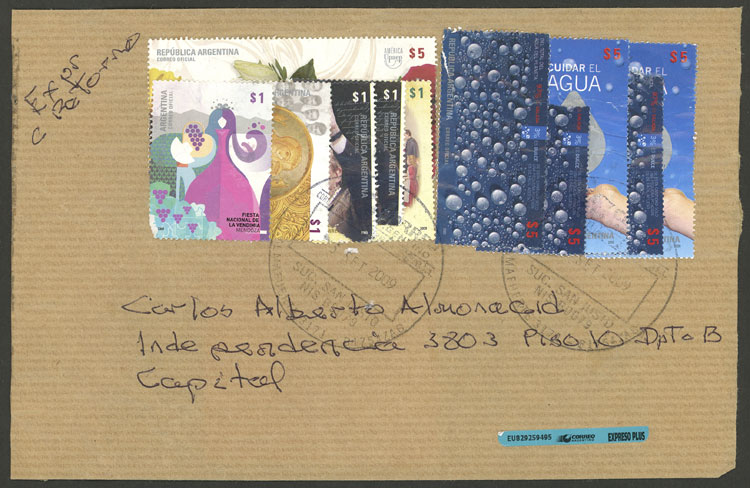 Lot 1402 - Argentina postal history -  Guillermo Jalil - Philatino Auction # 2242 ARGENTINA: 
