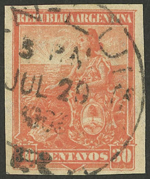 Lot 246 - Argentina general issues -  Guillermo Jalil - Philatino Auction # 2242 ARGENTINA: 