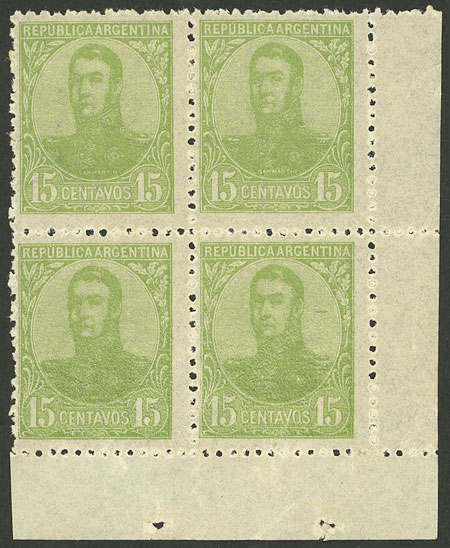 Lot 262 - Argentina general issues - Guillermo Jalil - Philatino Auction # 2242 ARGENTINA: Lot 262 - Argentina general issues - Guillermo Jalil - Philatino Auction # 2242 ARGENTINA: