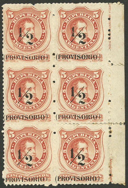 Lot 140 - Argentina general issues - Guillermo Jalil - Philatino Auction # 2242 ARGENTINA: Lot 140 - Argentina general issues - Guillermo Jalil - Philatino Auction # 2242 ARGENTINA: