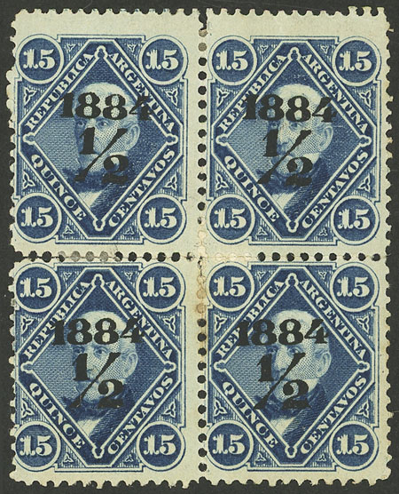 Lot 153 - Argentina general issues - Guillermo Jalil - Philatino Auction # 2242 ARGENTINA: Lot 153 - Argentina general issues - Guillermo Jalil - Philatino Auction # 2242 ARGENTINA:
