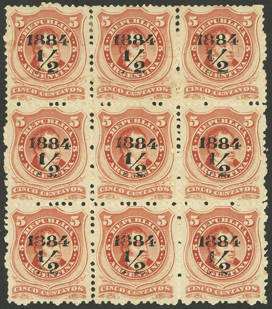 Lot 155 - Argentina general issues - Guillermo Jalil - Philatino Auction # 2242 ARGENTINA: Lot 155 - Argentina general issues - Guillermo Jalil - Philatino Auction # 2242 ARGENTINA: