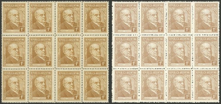 Lot 484 - Argentina general issues -  Guillermo Jalil - Philatino Auction # 2242 ARGENTINA: 
