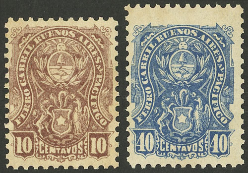 Lot 1188 - Argentina telegraph stamps - Guillermo Jalil - Philatino Auction # 2242 ARGENTINA: Lot 1188 - Argentina telegraph stamps - Guillermo Jalil - Philatino Auction # 2242 ARGENTINA: