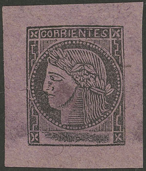 Lot 48 - Argentina corrientes - Guillermo Jalil - Philatino Auction # 2242 ARGENTINA: Lot 48 - Argentina corrientes - Guillermo Jalil - Philatino Auction # 2242 ARGENTINA: