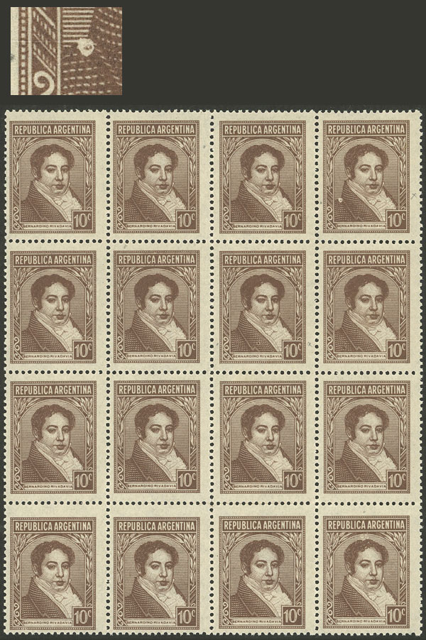 Lot 488 - Argentina general issues -  Guillermo Jalil - Philatino Auction # 2242 ARGENTINA: 