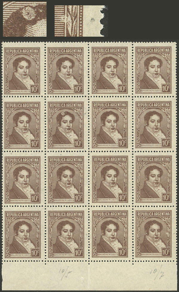 Lot 489 - Argentina general issues -  Guillermo Jalil - Philatino Auction # 2242 ARGENTINA: 