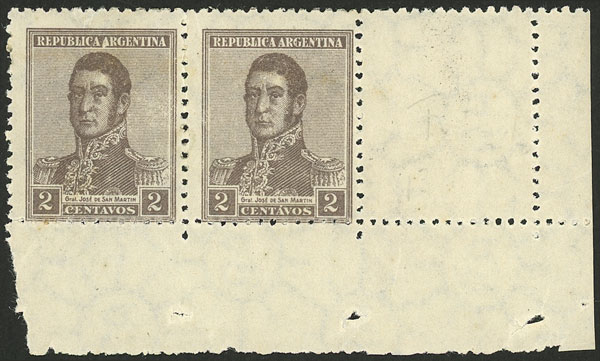 Lot 356 - Argentina general issues -  Guillermo Jalil - Philatino Auction # 2242 ARGENTINA: 