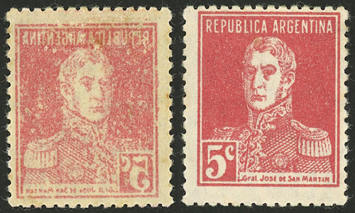Lot 372 - Argentina general issues -  Guillermo Jalil - Philatino Auction # 2242 ARGENTINA: 