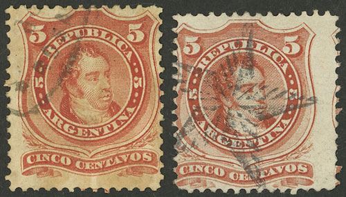 Lot 116 - Argentina general issues - Guillermo Jalil - Philatino Auction # 2242 ARGENTINA: Lot 116 - Argentina general issues - Guillermo Jalil - Philatino Auction # 2242 ARGENTINA:
