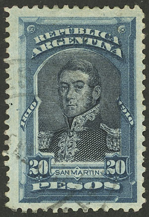 Lot 279 - Argentina general issues -  Guillermo Jalil - Philatino Auction # 2242 ARGENTINA: 