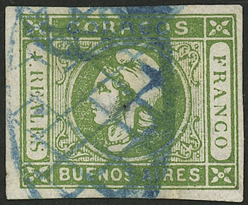 Lot 34 - Argentina cabecitas - Guillermo Jalil - Philatino Auction # 2242 ARGENTINA: Lot 34 - Argentina cabecitas - Guillermo Jalil - Philatino Auction # 2242 ARGENTINA: