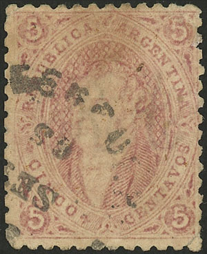 Lot 68 - Argentina rivadavias -  Guillermo Jalil - Philatino Auction # 2242 ARGENTINA: 