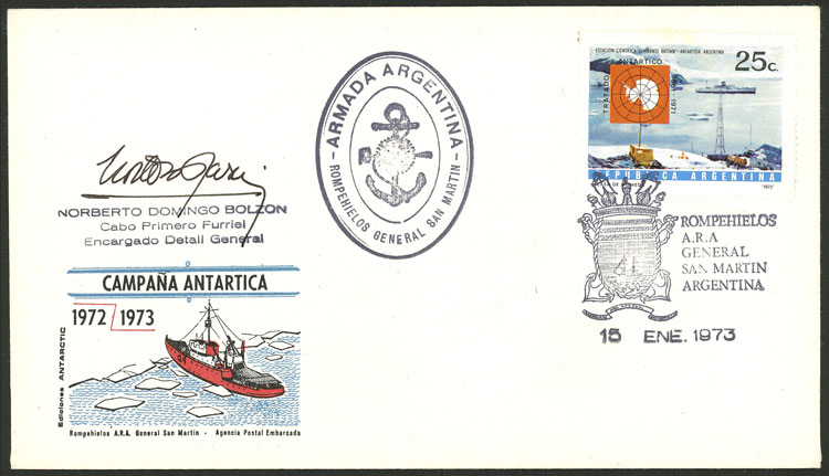 Lot 6 - argentine antarctica postal history - Guillermo Jalil - Philatino Auction # 2242 ARGENTINA: Lot 6 - argentine antarctica postal history - Guillermo Jalil - Philatino Auction # 2242 ARGENTINA: