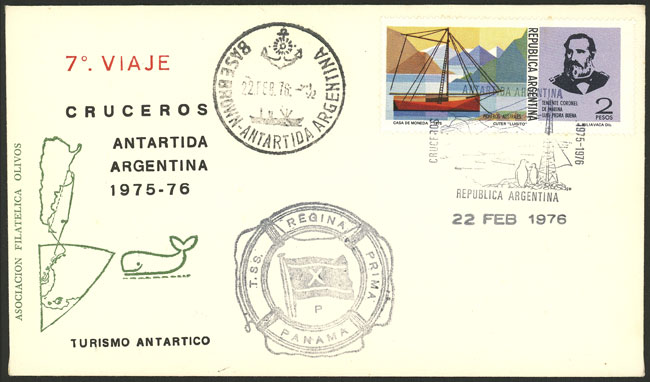 Lot 8 - argentine antarctica postal history - Guillermo Jalil - Philatino Auction # 2242 ARGENTINA: Lot 8 - argentine antarctica postal history - Guillermo Jalil - Philatino Auction # 2242 ARGENTINA: