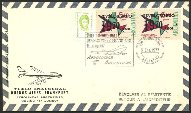 Lot 1393 - Argentina postal history - Guillermo Jalil - Philatino Auction # 2242 ARGENTINA: Lot 1393 - Argentina postal history - Guillermo Jalil - Philatino Auction # 2242 ARGENTINA: