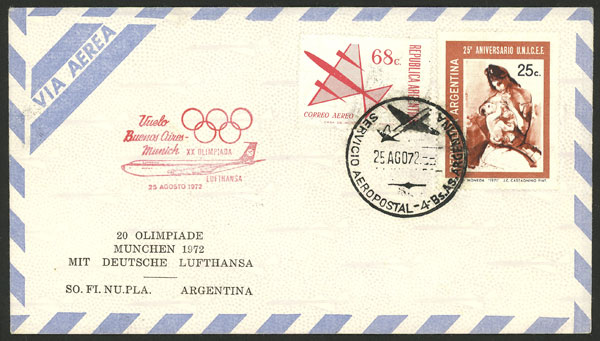 Lot 1383 - Argentina postal history - Guillermo Jalil - Philatino Auction # 2242 ARGENTINA: Lot 1383 - Argentina postal history - Guillermo Jalil - Philatino Auction # 2242 ARGENTINA: