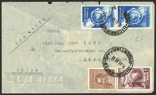 Lot 1358 - Argentina postal history - Guillermo Jalil - Philatino Auction # 2242 ARGENTINA: Lot 1358 - Argentina postal history - Guillermo Jalil - Philatino Auction # 2242 ARGENTINA: