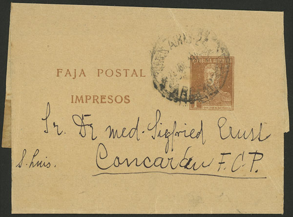 Lot 1243 - Argentina Postal stationery - Guillermo Jalil - Philatino Auction # 2242 ARGENTINA: Lot 1243 - Argentina Postal stationery - Guillermo Jalil - Philatino Auction # 2242 ARGENTINA: