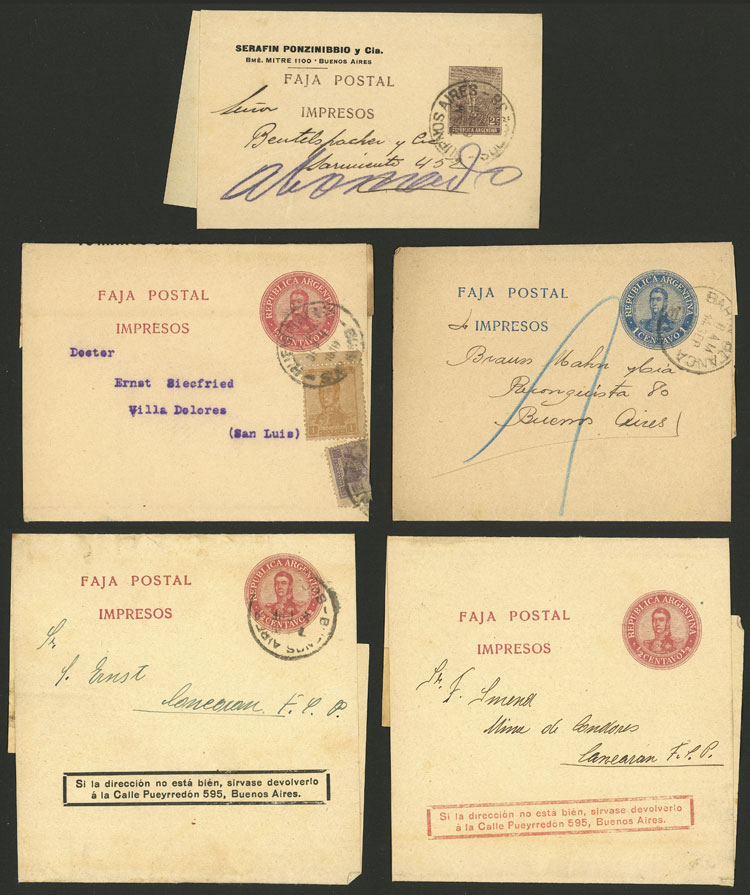 Lot 1252 - Argentina Postal stationery - Guillermo Jalil - Philatino Auction # 2242 ARGENTINA: Lot 1252 - Argentina Postal stationery - Guillermo Jalil - Philatino Auction # 2242 ARGENTINA: