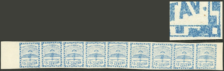 Lot 55 - Argentina confederation -  Guillermo Jalil - Philatino Auction # 2242 ARGENTINA: 