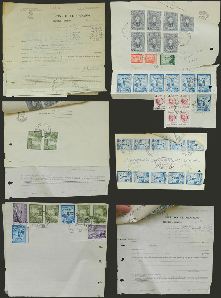 Lot 1377 - Argentina postal history - Guillermo Jalil - Philatino Auction # 2242 ARGENTINA: Lot 1377 - Argentina postal history - Guillermo Jalil - Philatino Auction # 2242 ARGENTINA: