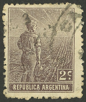 Lot 284 - Argentina general issues -  Guillermo Jalil - Philatino Auction # 2242 ARGENTINA: 