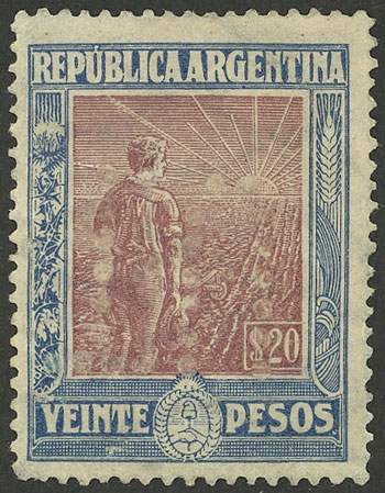 Lot 300 - Argentina general issues -  Guillermo Jalil - Philatino Auction # 2242 ARGENTINA: 