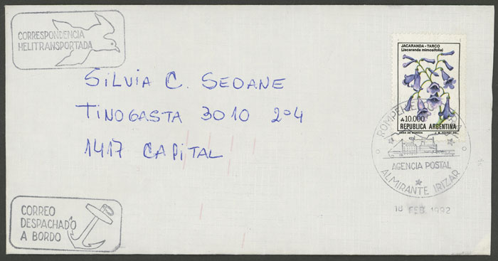 Lot 11 - argentine antarctica postal history - Guillermo Jalil - Philatino Auction # 2242 ARGENTINA: Lot 11 - argentine antarctica postal history - Guillermo Jalil - Philatino Auction # 2242 ARGENTINA: