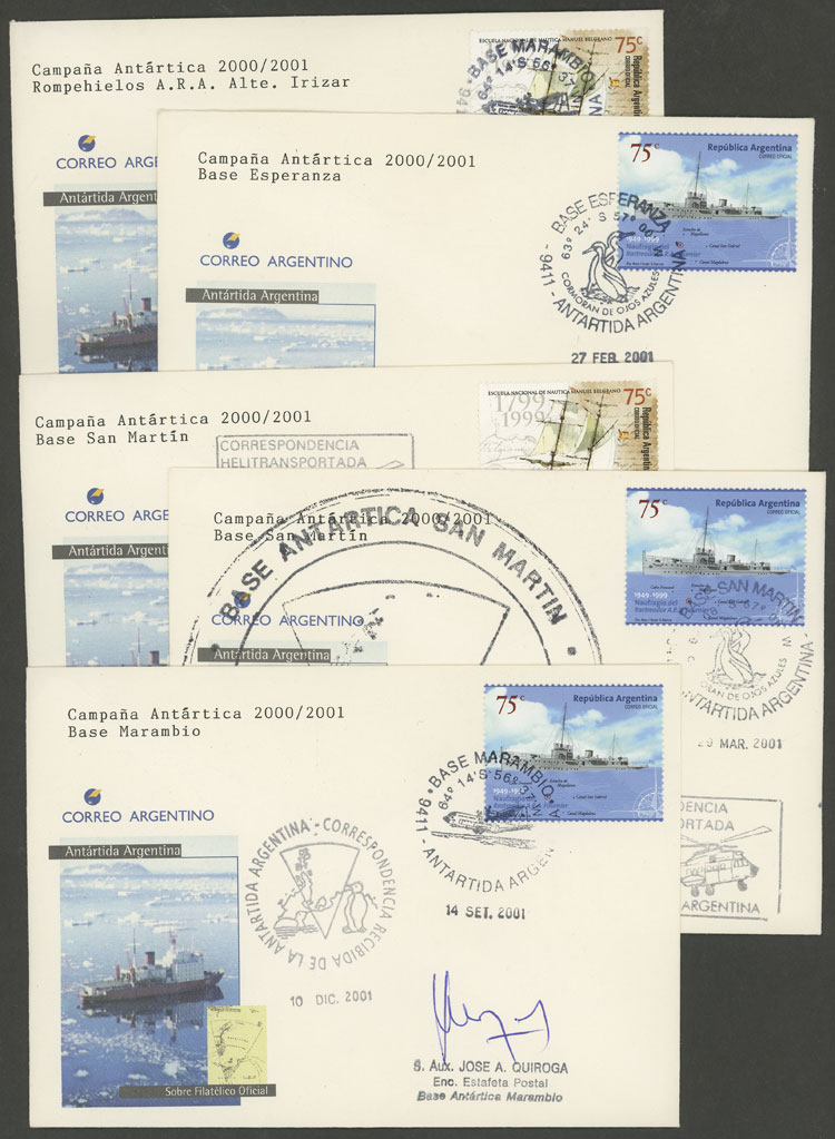 Lot 18 - argentine antarctica postal history - Guillermo Jalil - Philatino Auction # 2242 ARGENTINA: Lot 18 - argentine antarctica postal history - Guillermo Jalil - Philatino Auction # 2242 ARGENTINA: