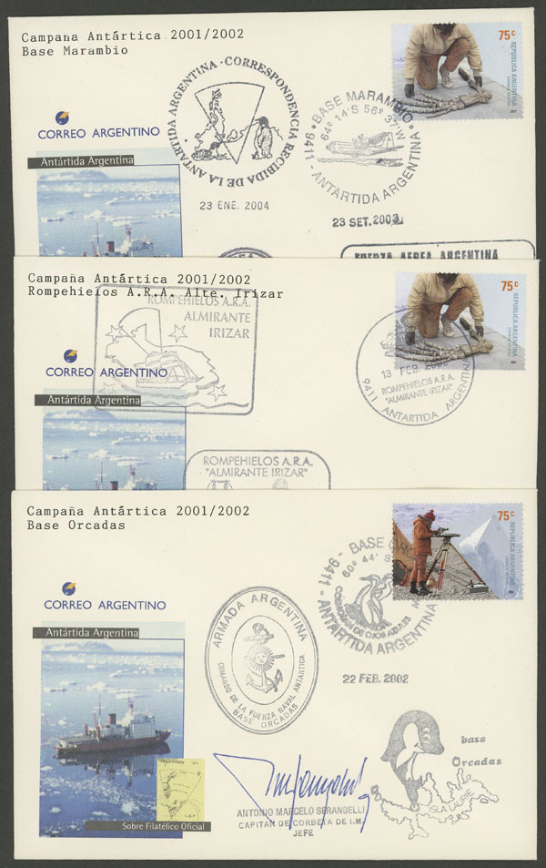 Lot 19 - argentine antarctica postal history - Guillermo Jalil - Philatino Auction # 2242 ARGENTINA: Lot 19 - argentine antarctica postal history - Guillermo Jalil - Philatino Auction # 2242 ARGENTINA: