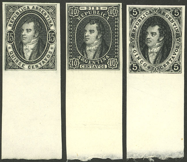 Lot 111 - Argentina rivadavias - Guillermo Jalil - Philatino Auction # 2242 ARGENTINA: Lot 111 - Argentina rivadavias - Guillermo Jalil - Philatino Auction # 2242 ARGENTINA: