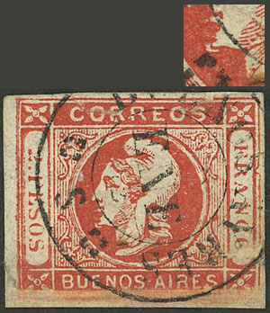 Lot 36 - Argentina cabecitas - Guillermo Jalil - Philatino Auction # 2242 ARGENTINA: Lot 36 - Argentina cabecitas - Guillermo Jalil - Philatino Auction # 2242 ARGENTINA: