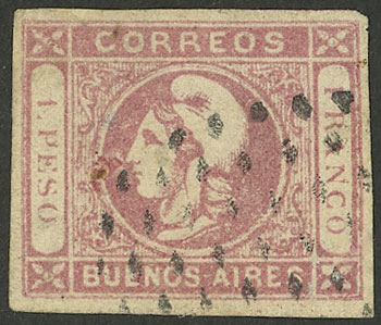 Lot 37 - Argentina cabecitas - Guillermo Jalil - Philatino Auction # 2242 ARGENTINA: Lot 37 - Argentina cabecitas - Guillermo Jalil - Philatino Auction # 2242 ARGENTINA: