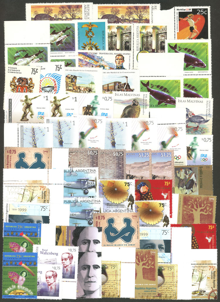 Lot 1418 - Argentina lots -  Guillermo Jalil - Philatino Auction # 2242 ARGENTINA: 