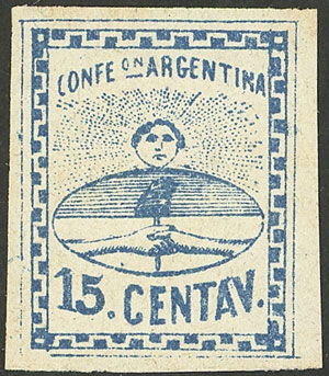 Lot 56 - Argentina confederation -  Guillermo Jalil - Philatino Auction # 2242 ARGENTINA: 
